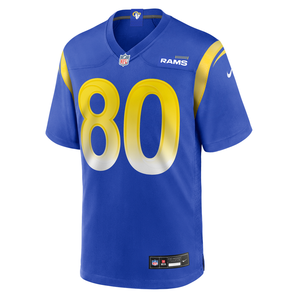 Men's Los Angeles Rams Isaac Bruce Nike Royal Game Retired Player Jersey - Image 3