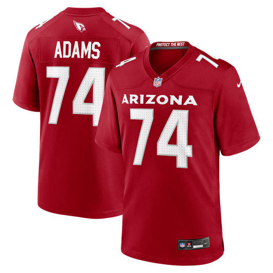 Men's Arizona Cardinals Isaiah Adams Nike  Cardinal Team Game Jersey - Image 1
