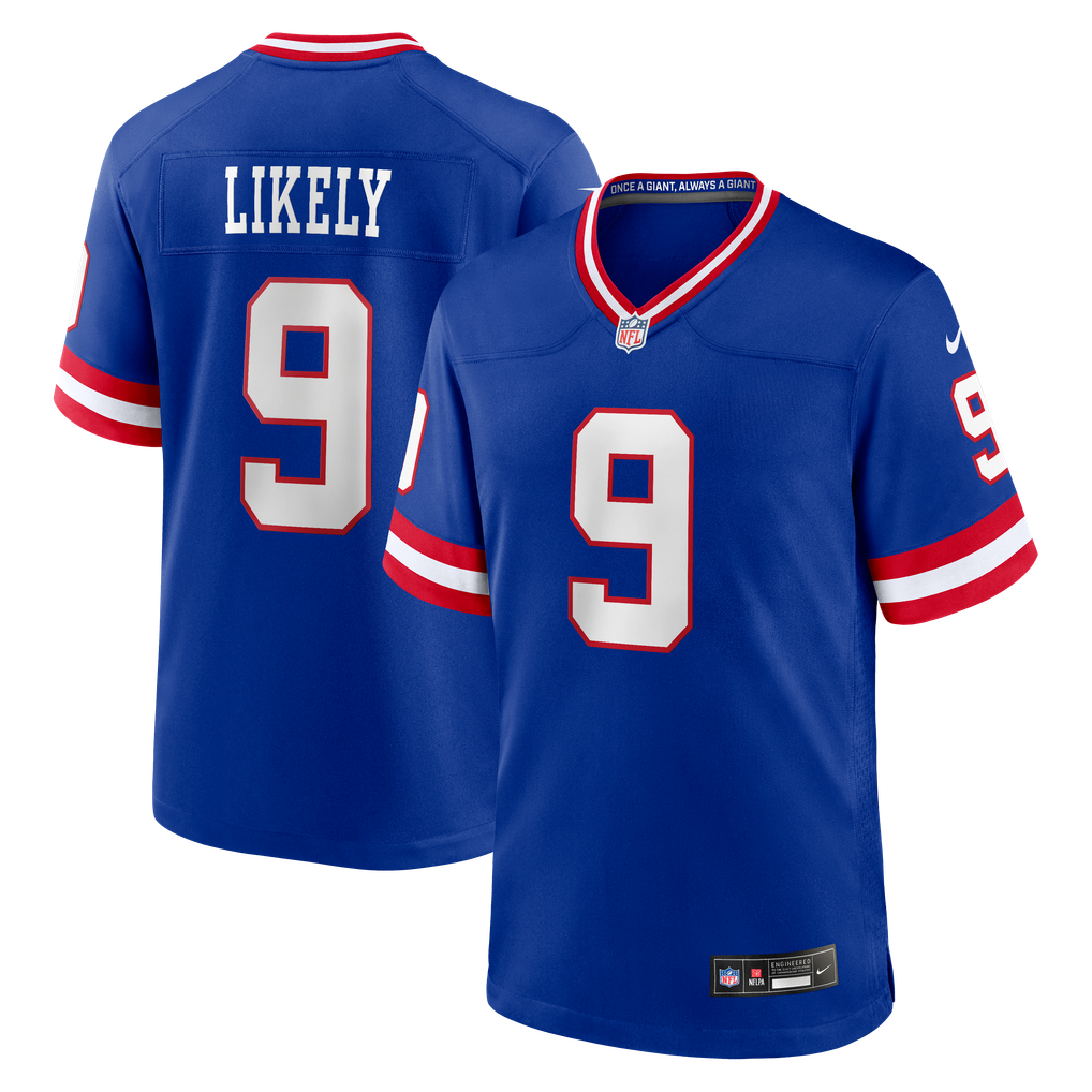 Men's New York Giants Isaiah Likely Nike Royal Alternate Legacy Game Jersey - Image 1