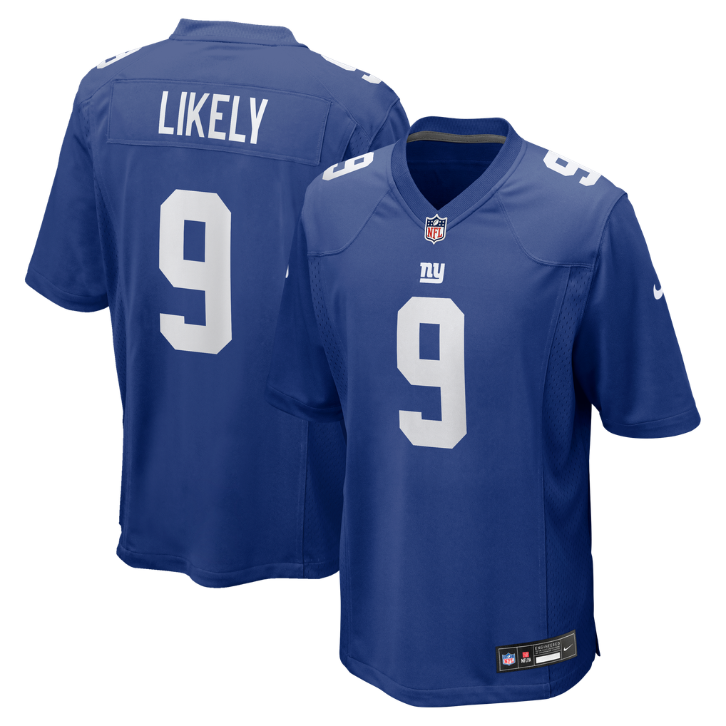 Men's New York Giants Isaiah Likely Nike Royal Team Game Jersey - Image 2