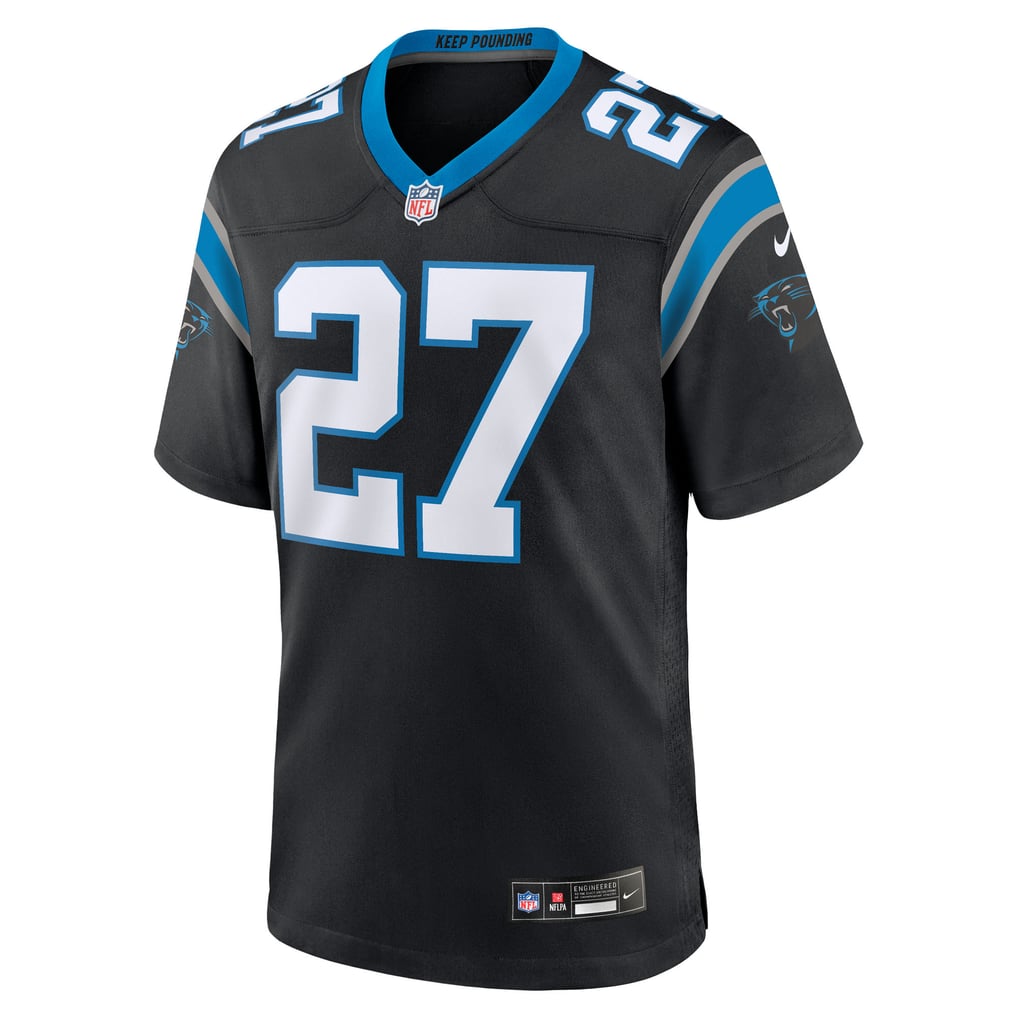 Men's Carolina Panthers Isaiah Simmons Nike Black Team Game Jersey - Image 3