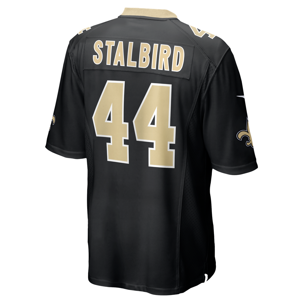 Men's New Orleans Saints Isaiah Stalbird Nike  Black Team Game Jersey - Image 4