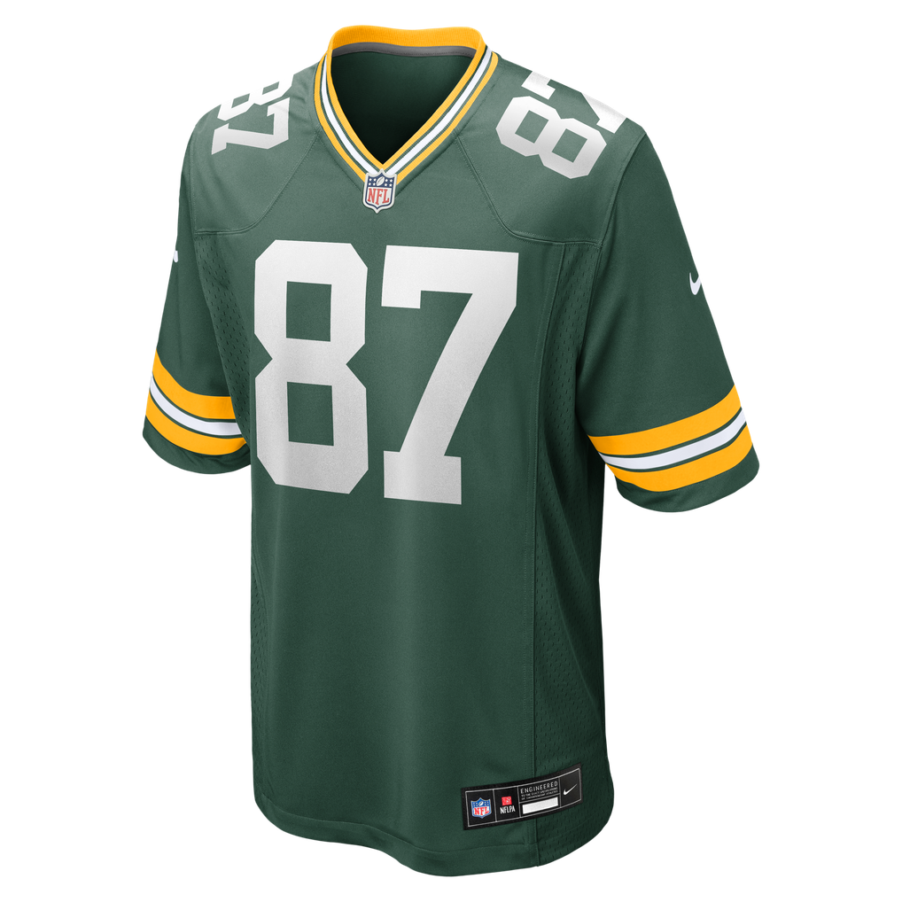 Men's Green Bay Packers J. Michael Sturdivant Nike Green Team Game Jersey - Image 5