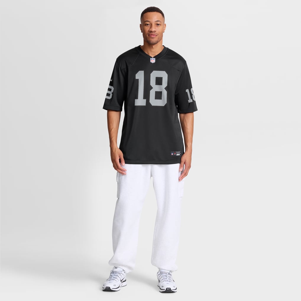 Men's Las Vegas Raiders Jack Bech Nike  Black Team Game Jersey - Image 5
