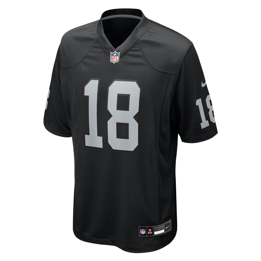 Men's Las Vegas Raiders Jack Bech Nike  Black Team Game Jersey - Image 3