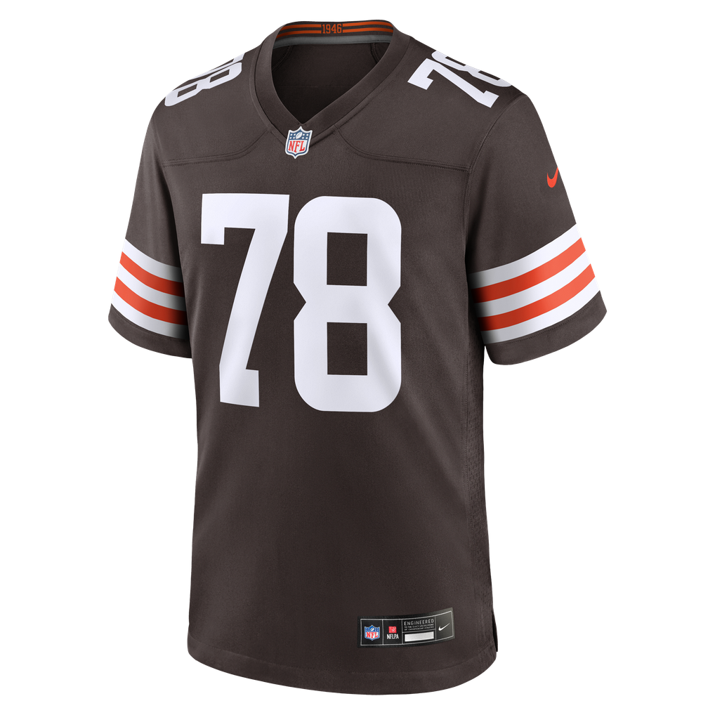 Men's Cleveland Browns Jack Conklin Nike Brown Team Game Jersey - Image 3