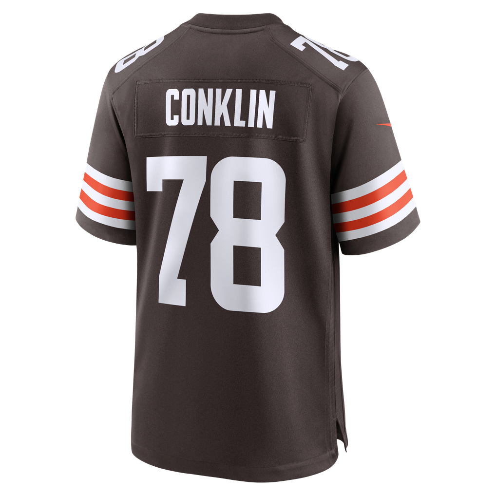 Men's Cleveland Browns Jack Conklin Nike Brown Team Game Jersey - Image 4