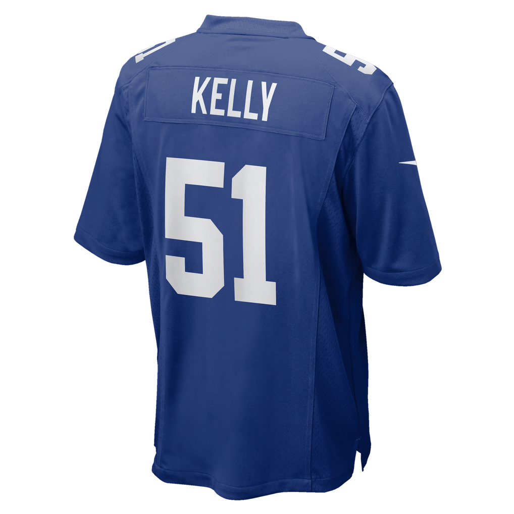 Men's New York Giants Jack Kelly Nike Royal Team Game Jersey - Image 6