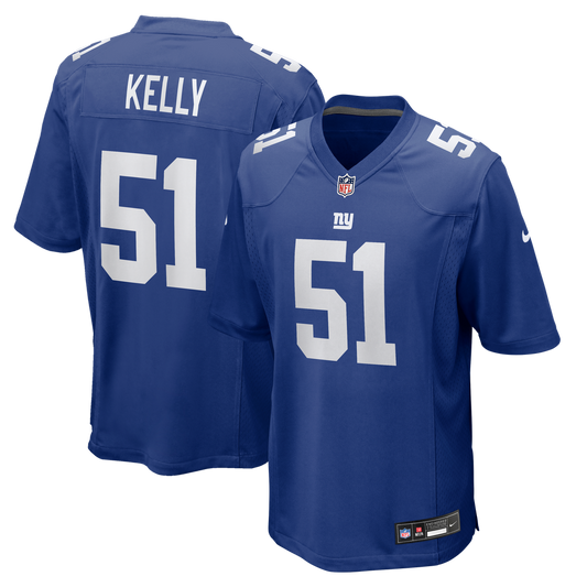 Men's New York Giants Jack Kelly Nike Royal Team Game Jersey - Image 1