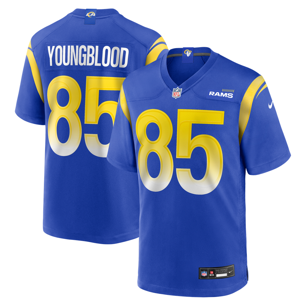 Men's Los Angeles Rams Jack Youngblood Nike Royal Game Retired Player Jersey - Image 2