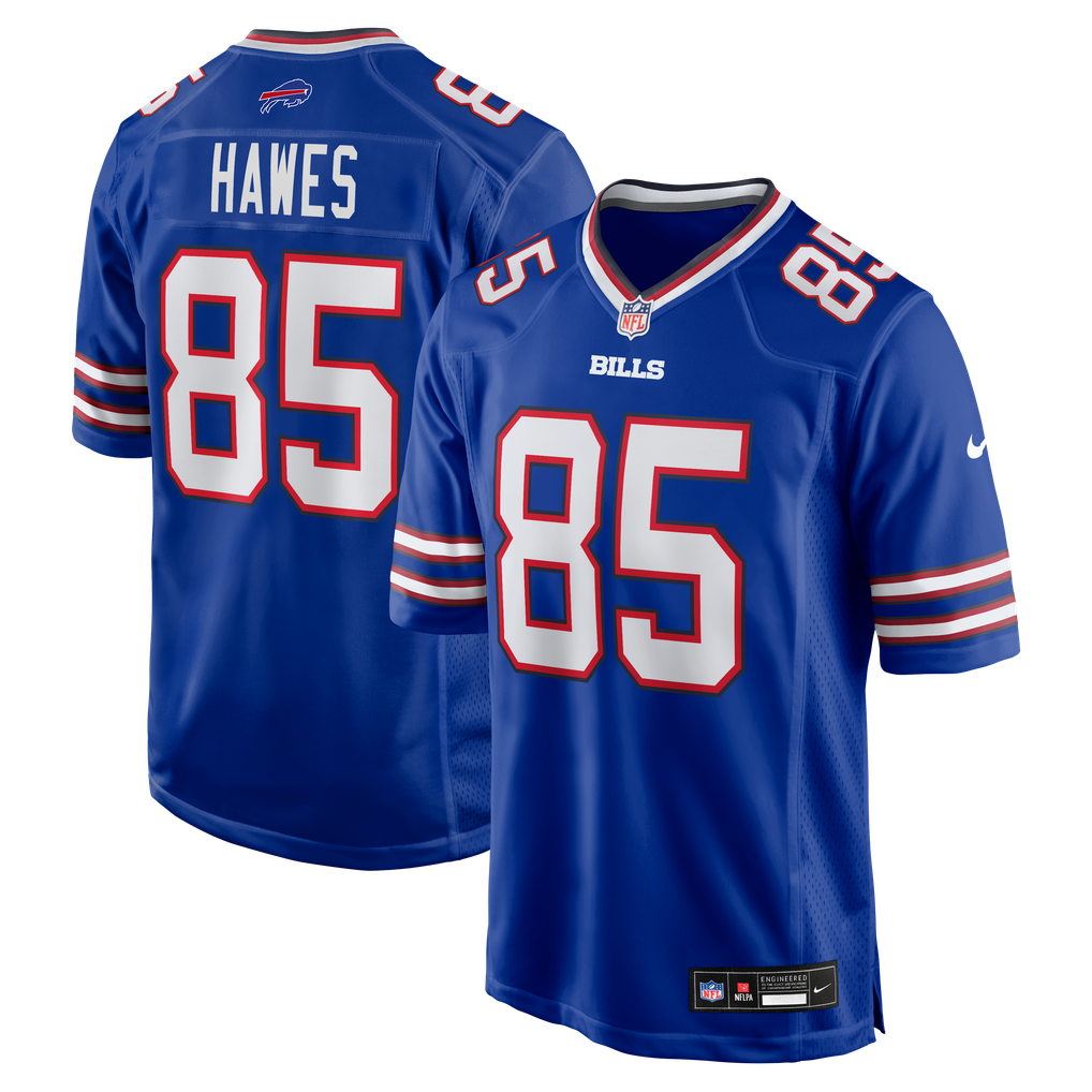 Men's Buffalo Bills Jackson Hawes Nike  Royal Team Game Jersey - Image 2