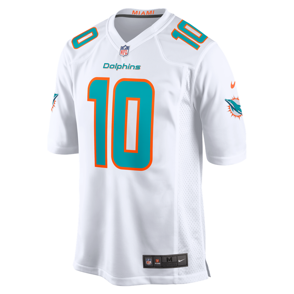 Men's Miami Dolphins Jacob Rodriguez Nike White Game Jersey - Image 3