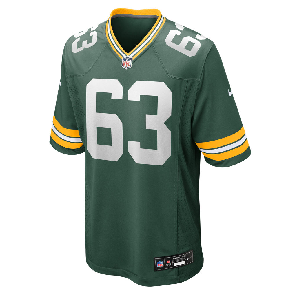 Men's Green Bay Packers Jaden Crumedy Nike Green Team Game Jersey - Image 5