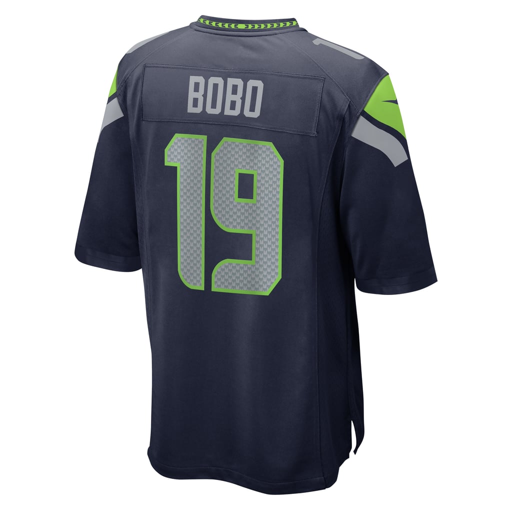 Men's Seattle Seahawks Jake Bobo Nike  College Navy  Game Jersey - Image 4