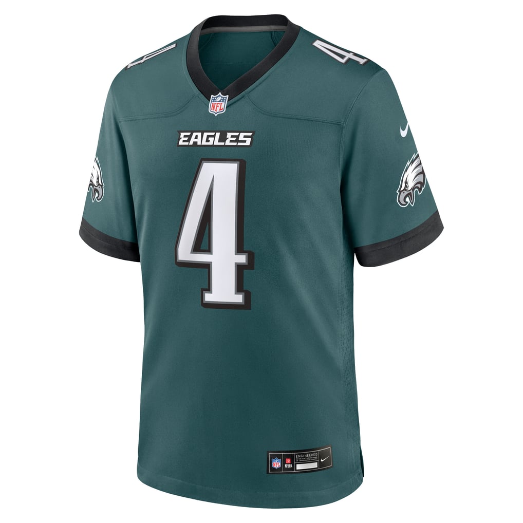 Men's Philadelphia Eagles Jake Elliott Nike  Midnight Green Team Game Jersey - Image 3