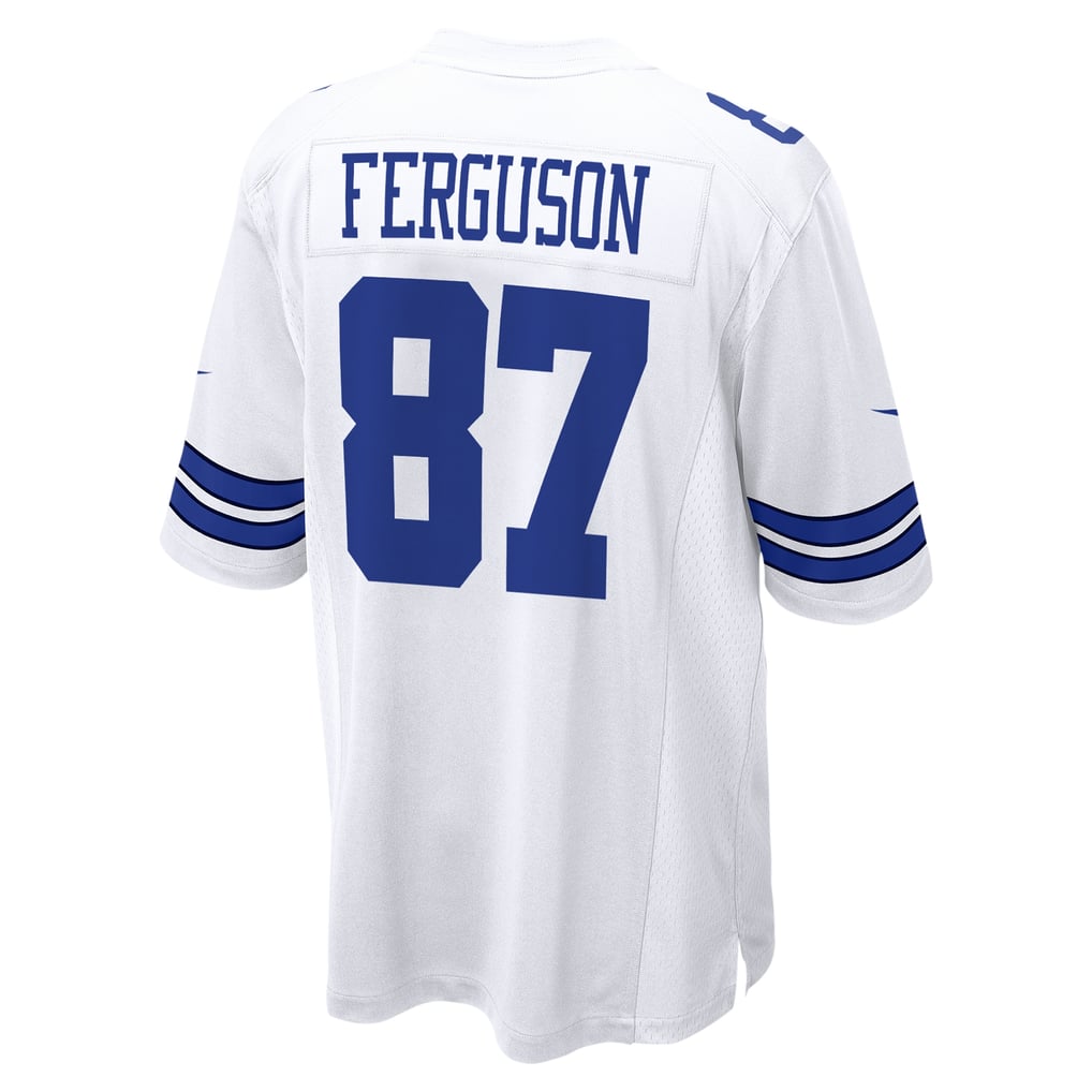 Men's Dallas Cowboys Jake Ferguson Nike White Game Jersey - Image 4