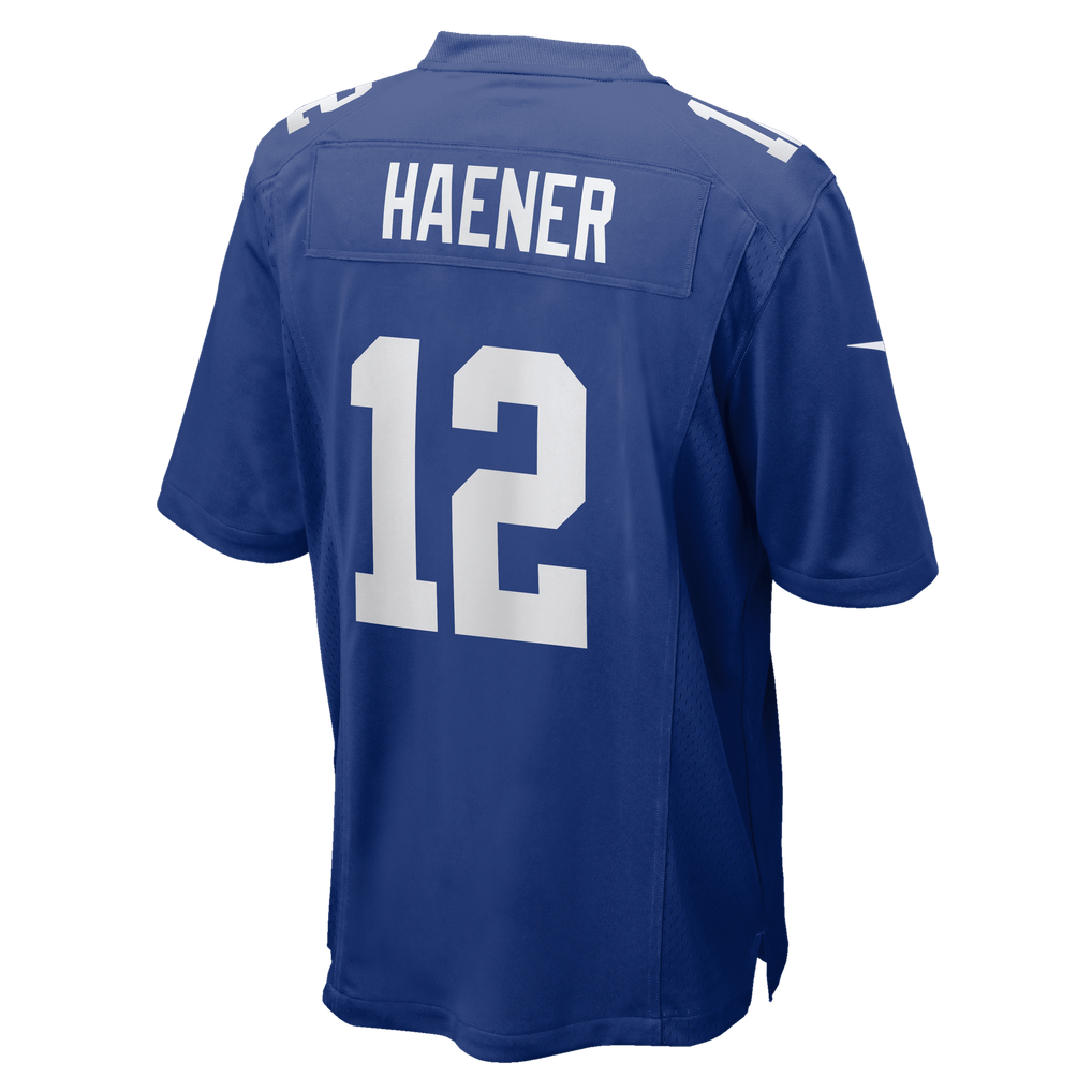 Men's New York Giants Jake Haener Nike Royal Team Game Jersey - Image 6