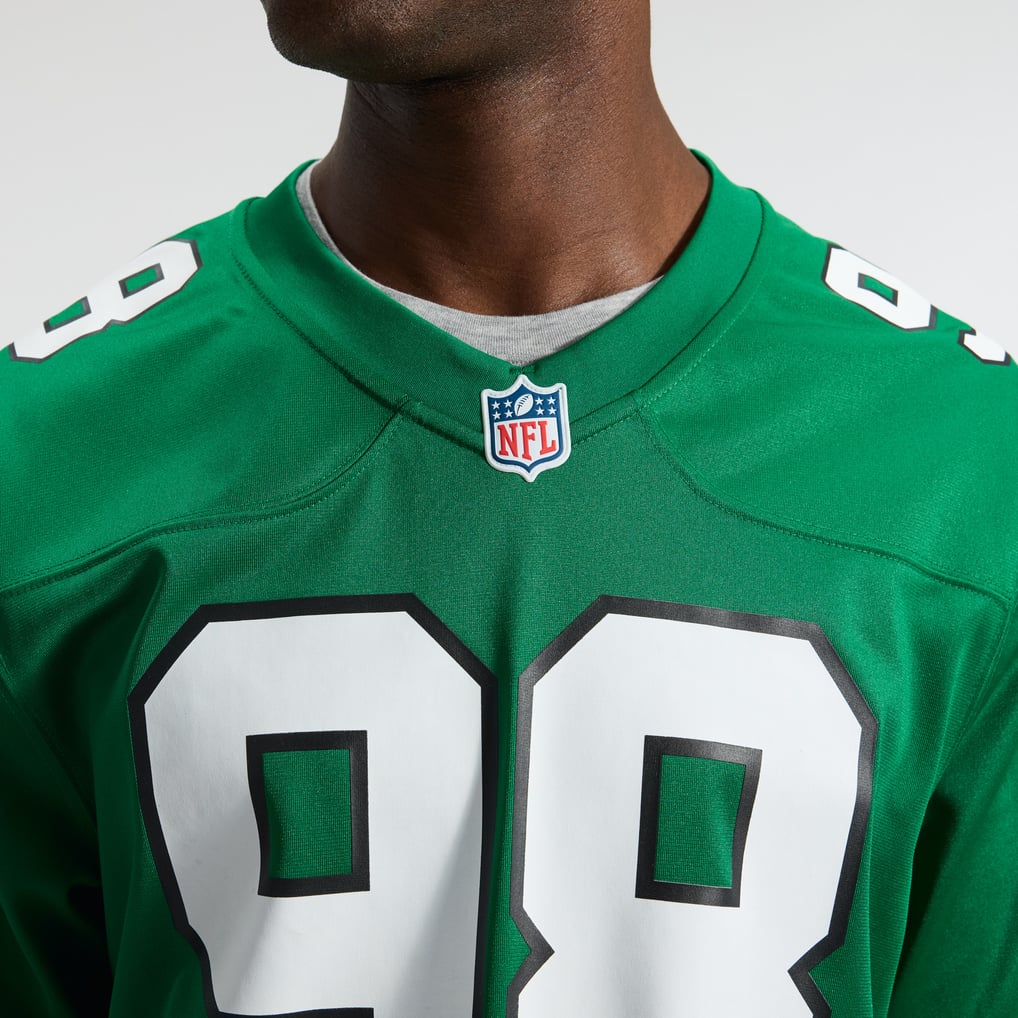 Men's Philadelphia Eagles Jalen Carter Nike Kelly Green Alternate Game Jersey - Image 10