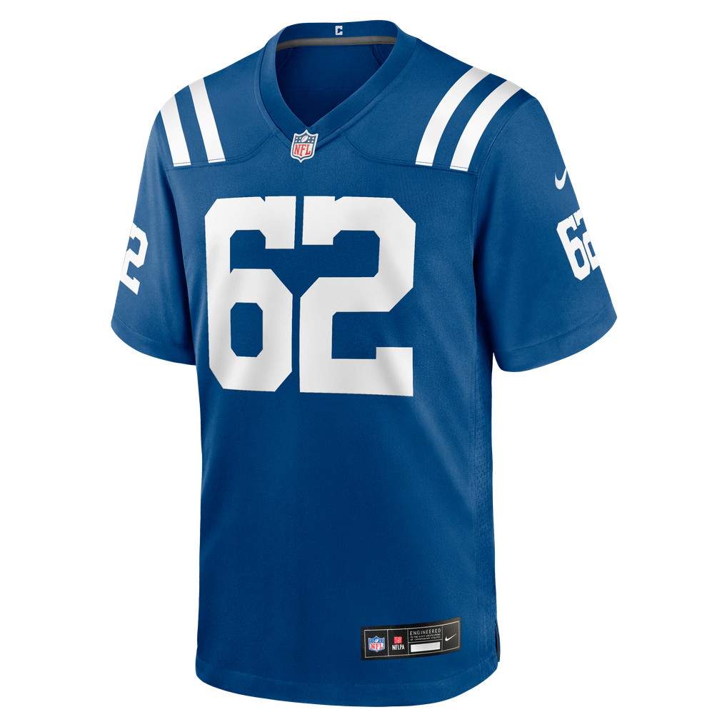 Men's Indianapolis Colts Jalen Farmer Nike Royal Team Game Jersey - Image 5