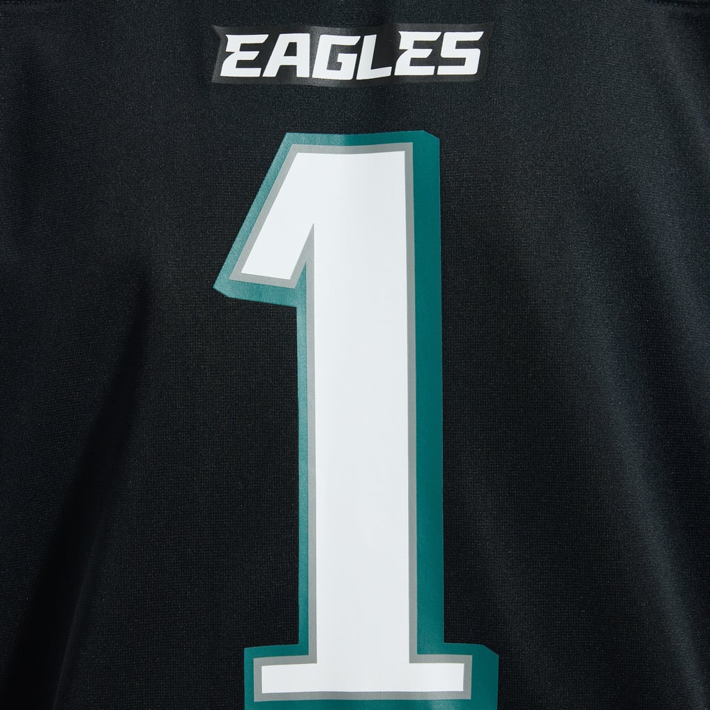 Men's Philadelphia Eagles Jalen Hurts Nike  Black Alternate Game Jersey - Image 12
