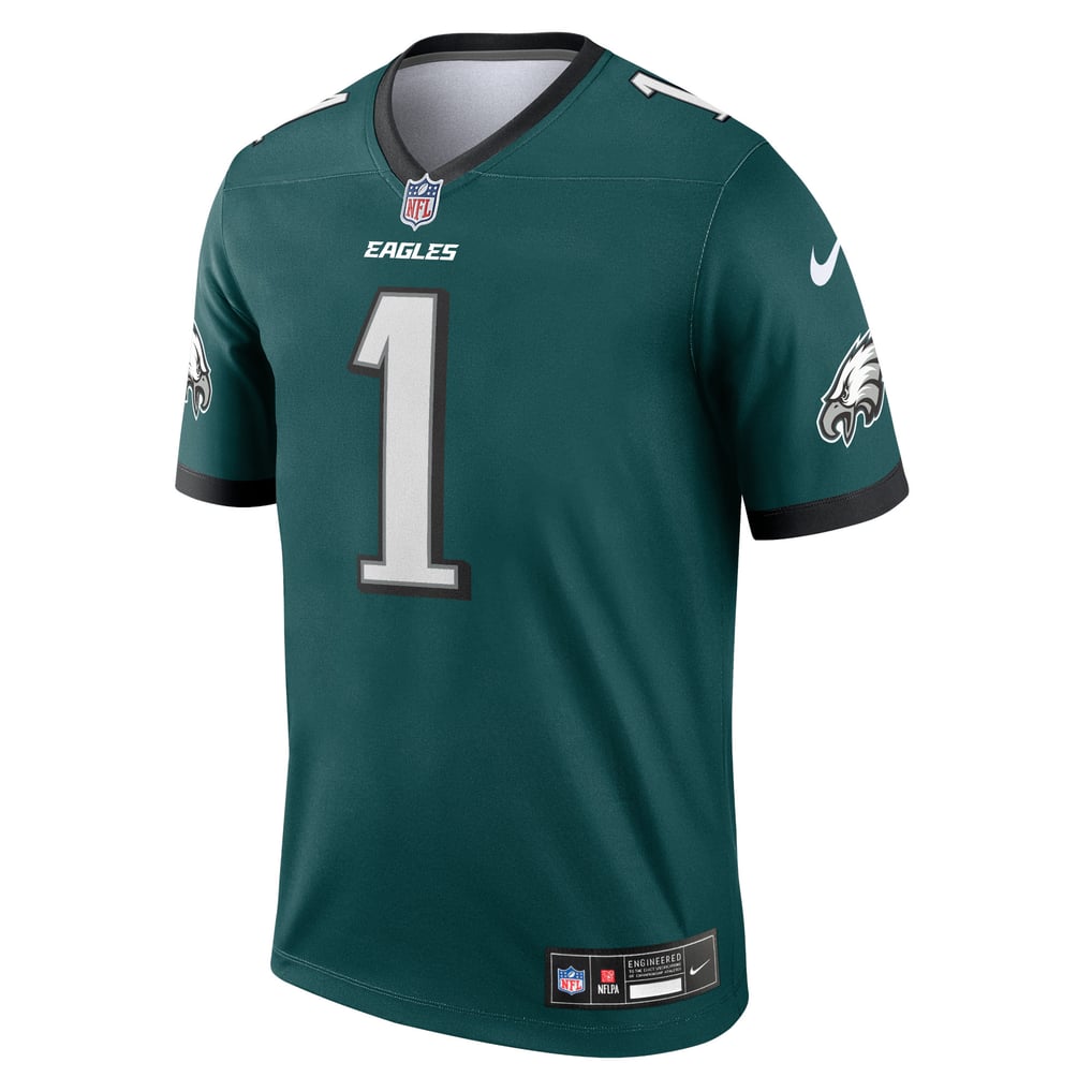 Men's Philadelphia Eagles Jalen Hurts Nike Green Legend Player Performance Top - Image 3