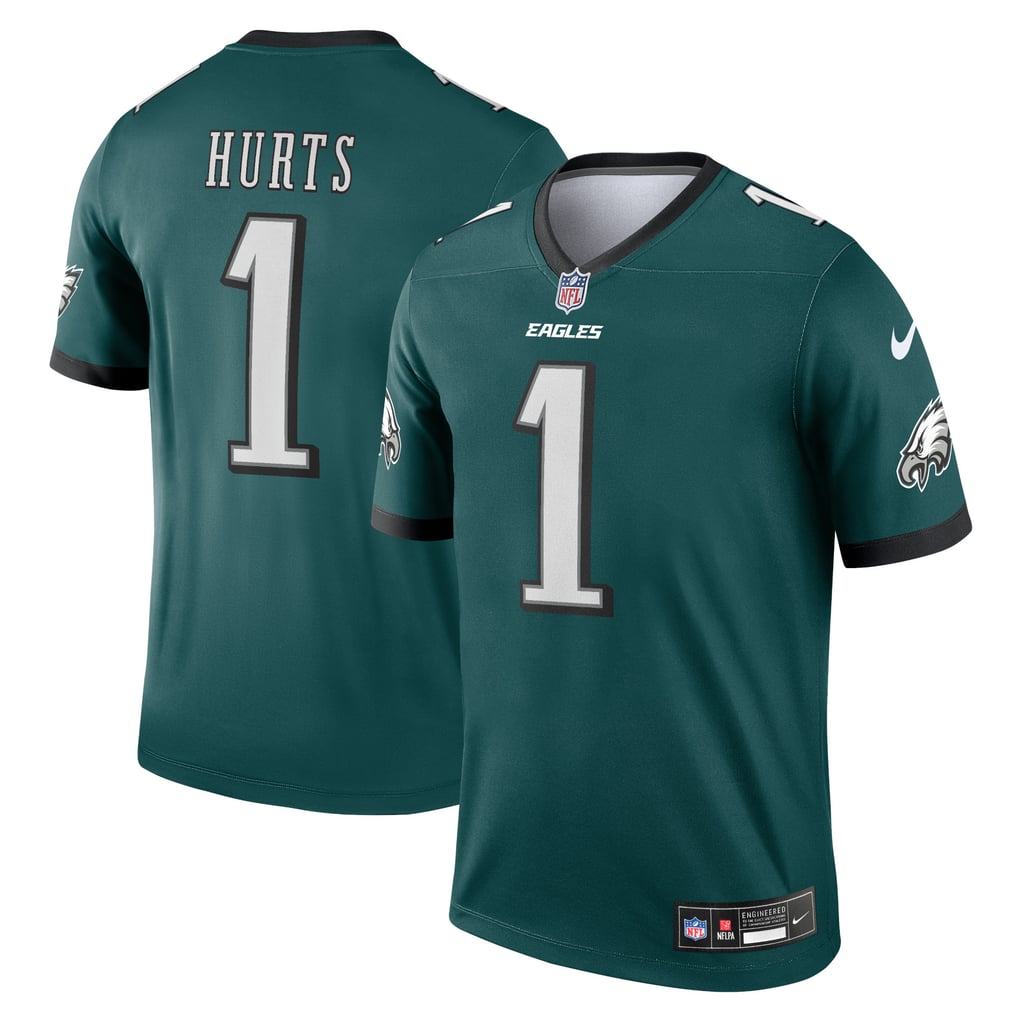 Men's Philadelphia Eagles Jalen Hurts Nike Green Legend Player Performance Top - Image 1