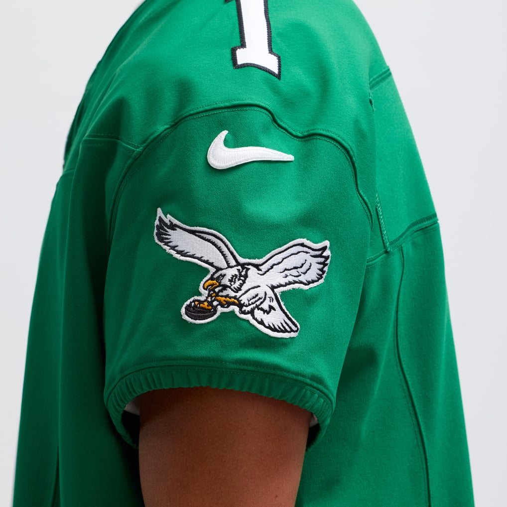Men's Philadelphia Eagles Jalen Hurts Nike Kelly Green Alternate Vapor F.U.S.E. Elite Jersey - Image 11