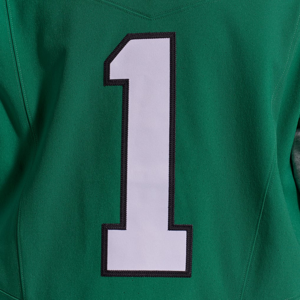 Men's Philadelphia Eagles Jalen Hurts Nike Kelly Green Alternate Vapor F.U.S.E. Elite Jersey - Image 12