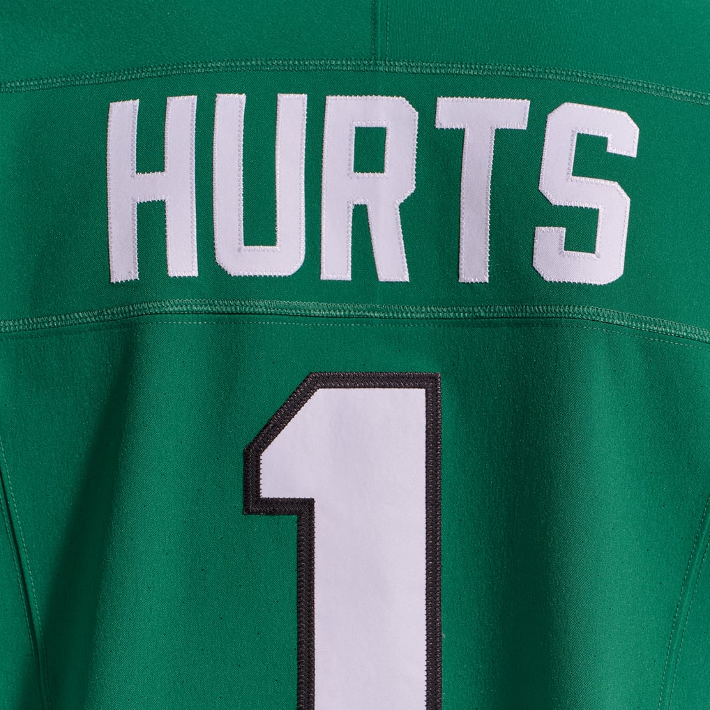 Men's Philadelphia Eagles Jalen Hurts Nike Kelly Green Alternate Vapor F.U.S.E. Elite Jersey - Image 13