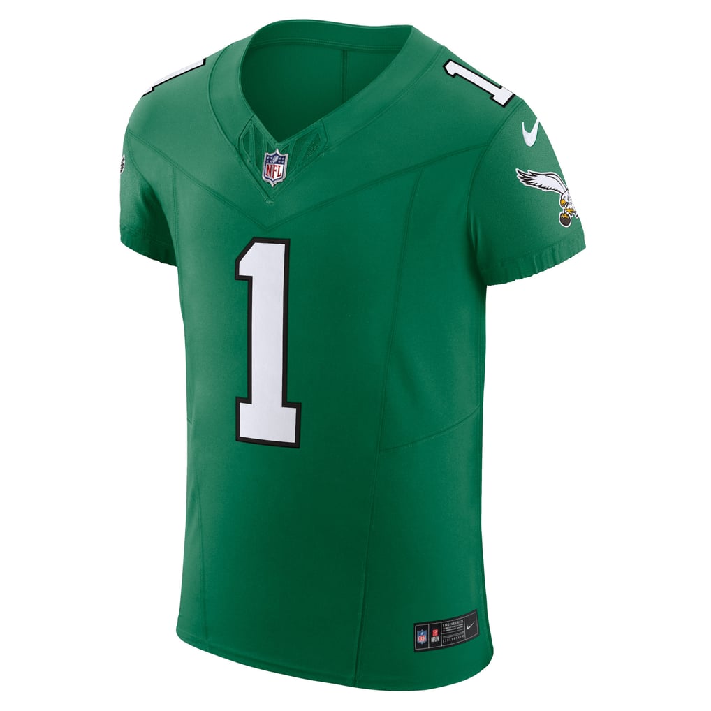 Men's Philadelphia Eagles Jalen Hurts Nike Kelly Green Alternate Vapor F.U.S.E. Elite Jersey - Image 7