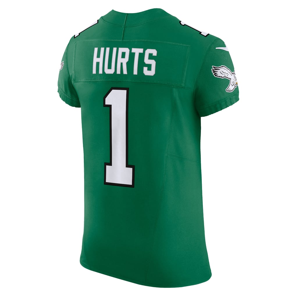 Men's Philadelphia Eagles Jalen Hurts Nike Kelly Green Alternate Vapor F.U.S.E. Elite Jersey - Image 8