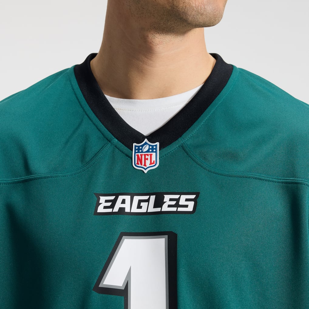 Men's Philadelphia Eagles Jalen Hurts Nike  Midnight Green Team Game Jersey - Image 10