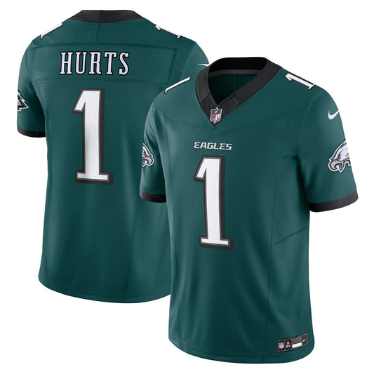 Men's Philadelphia Eagles Jalen Hurts Nike Midnight Green Vapor F.U.S.E. Limited Jersey - Image 1