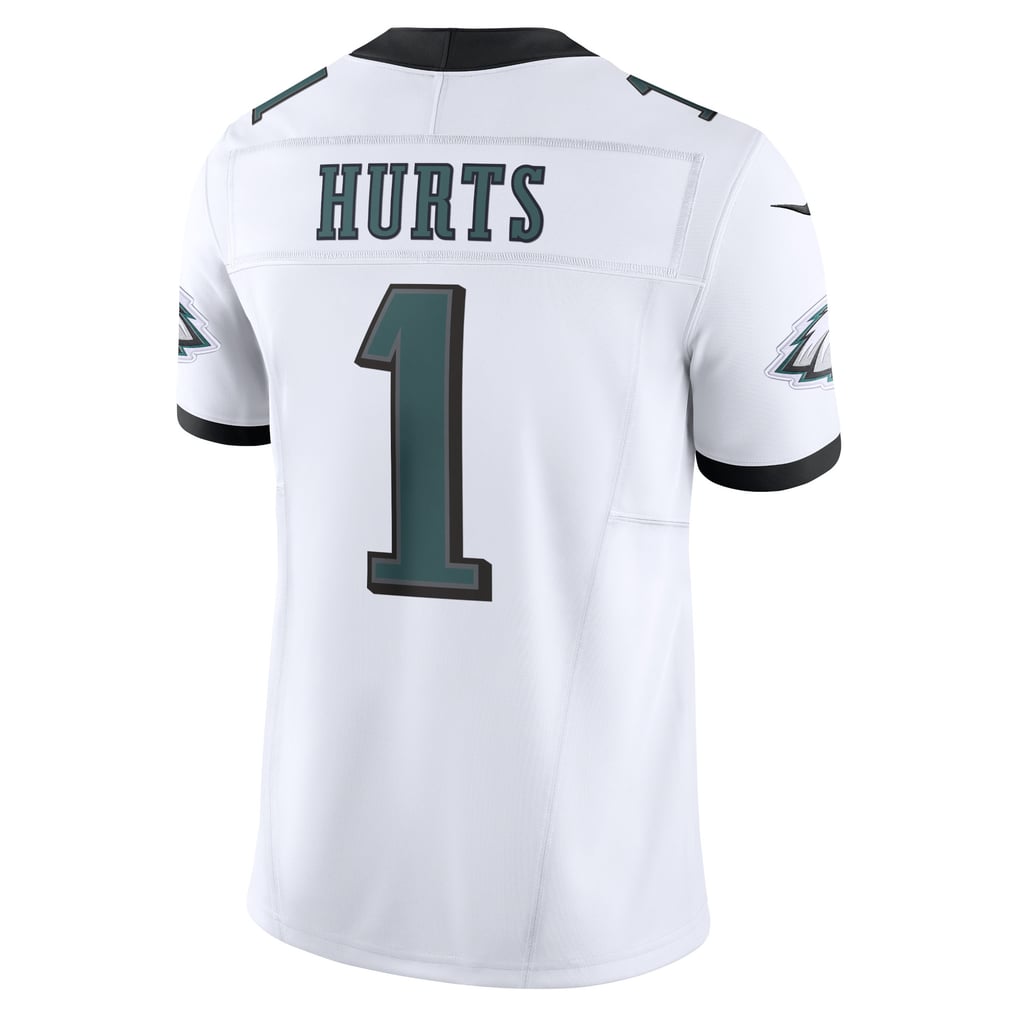 Men's Philadelphia Eagles Jalen Hurts Nike White Vapor F.U.S.E. Limited Jersey - Image 4