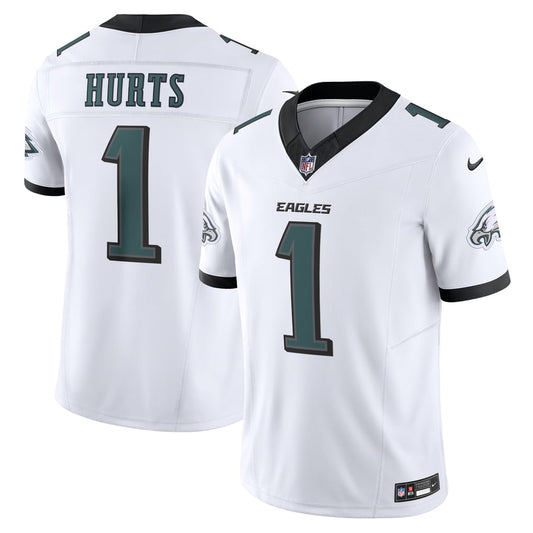 Men's Philadelphia Eagles Jalen Hurts Nike White Vapor F.U.S.E. Limited Jersey - Image 1