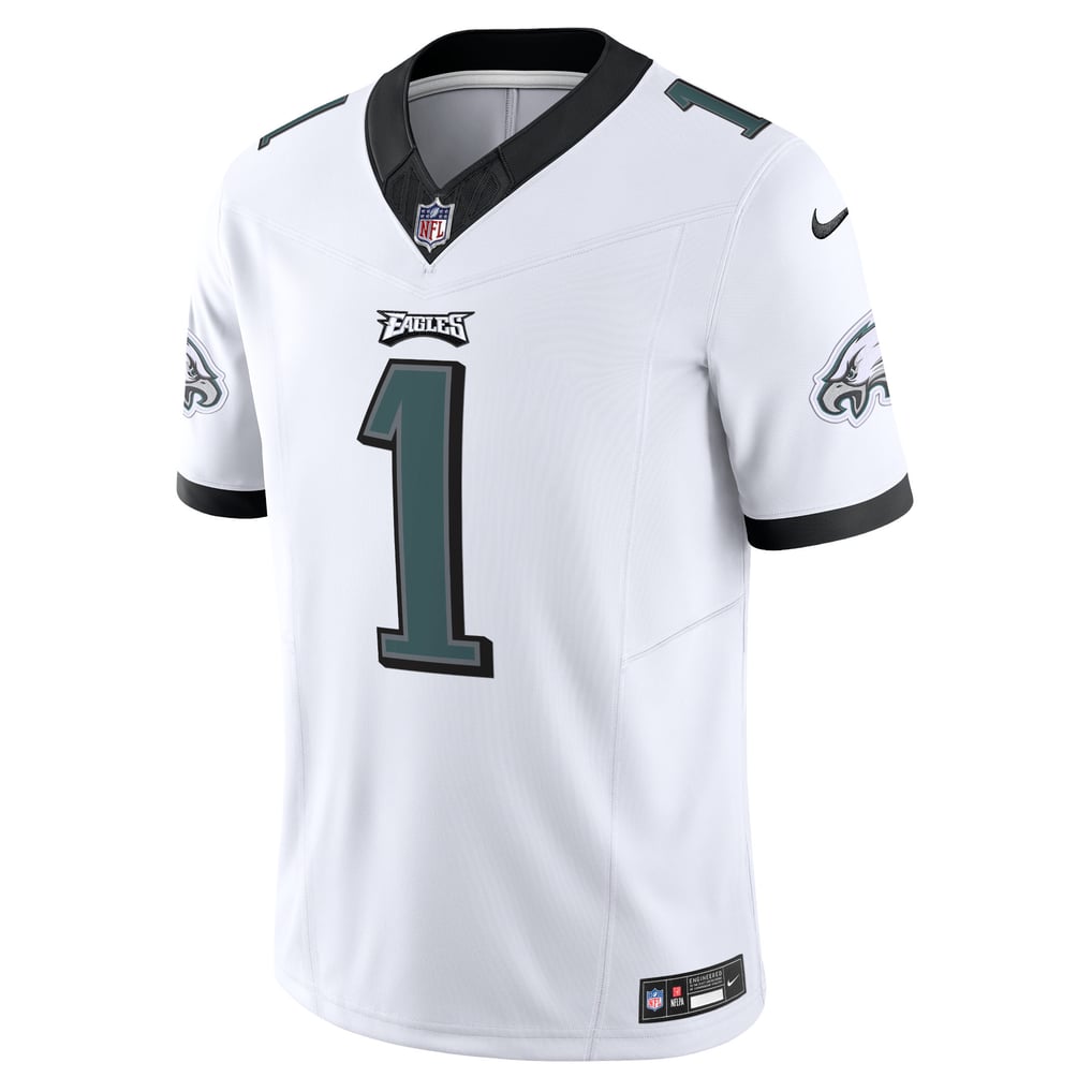 Men's Philadelphia Eagles Jalen Hurts Nike White Vapor F.U.S.E. Limited Jersey - Image 3