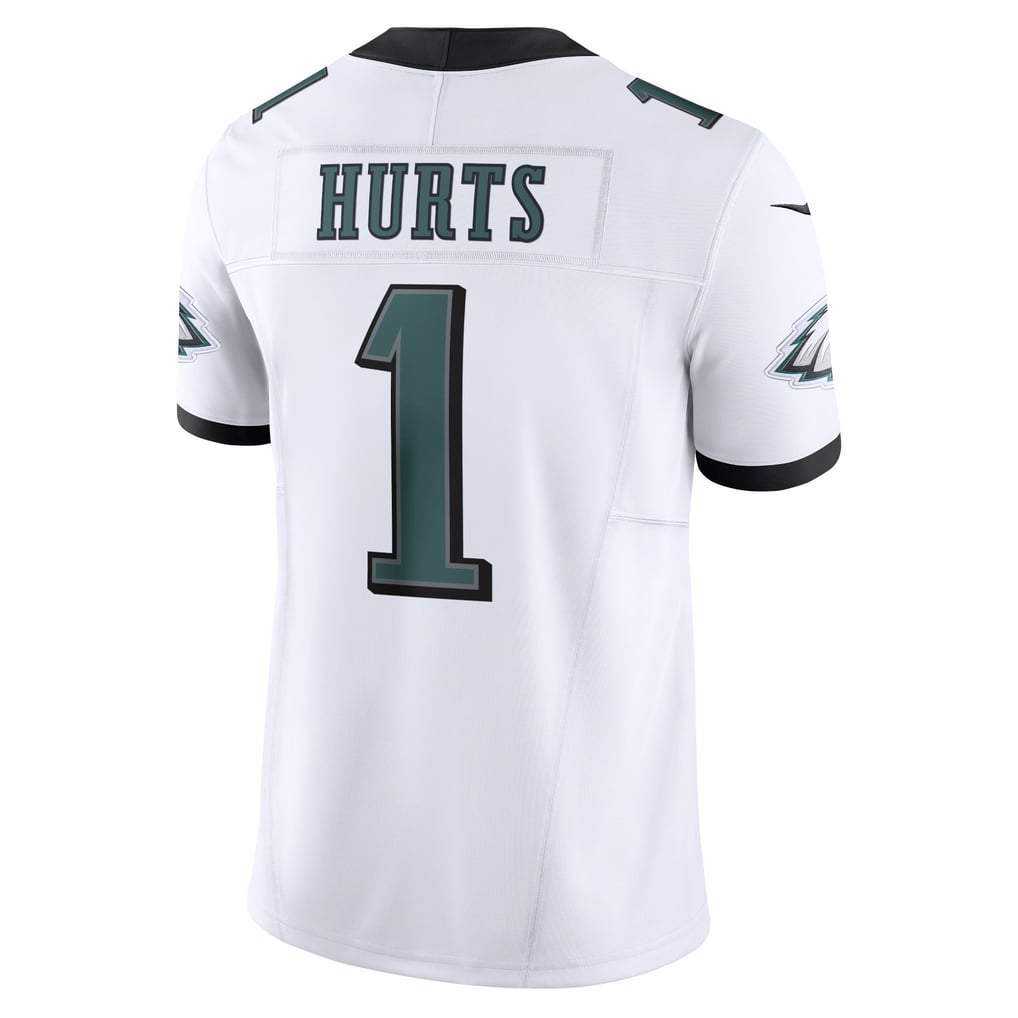 Men's Philadelphia Eagles Jalen Hurts Nike White Vapor F.U.S.E. Limited Jersey - Image 4
