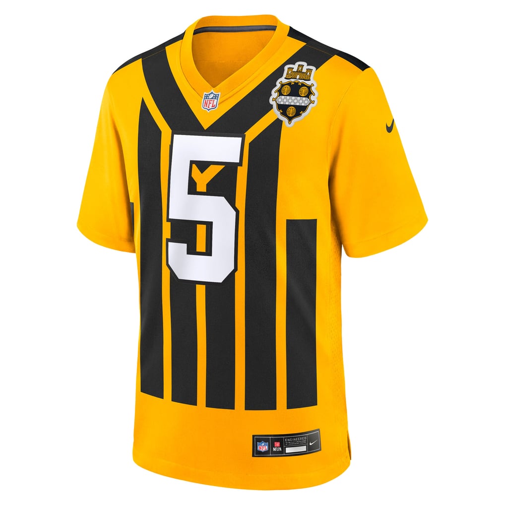 Men's Pittsburgh Steelers Jalen Ramsey Nike Gold Alternate 1933 Throwback Game Jersey - Image 3