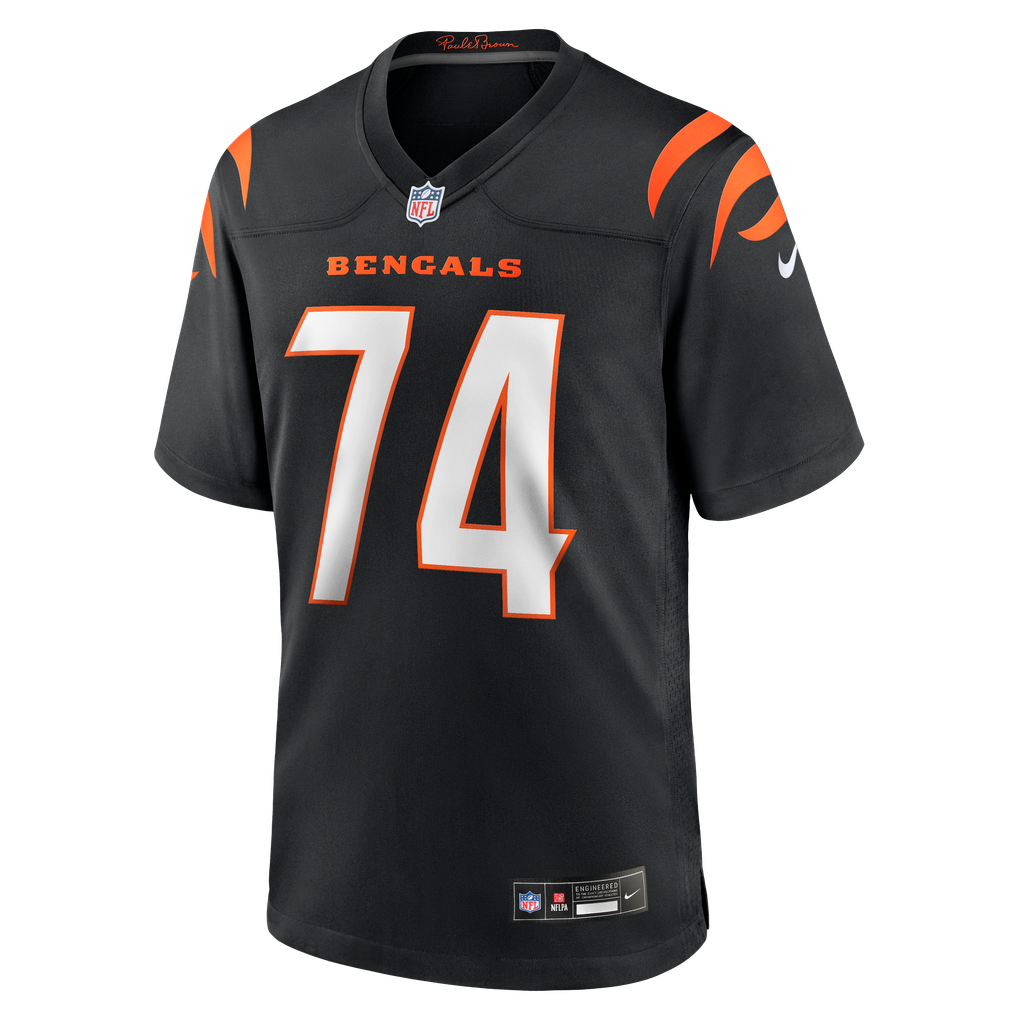 Men's Cincinnati Bengals Jalen Rivers Nike Black Team Game Jersey - Image 3