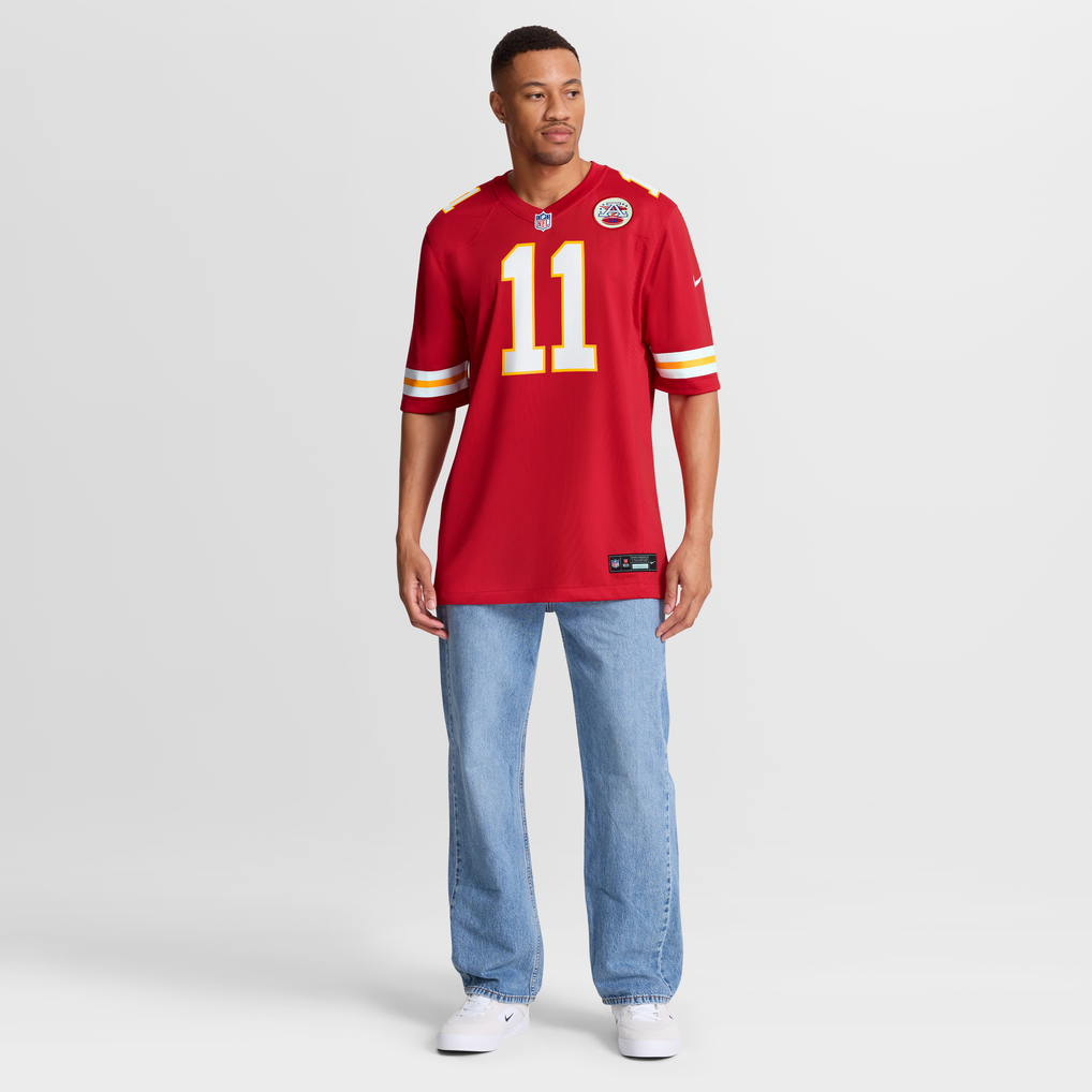 Men's Kansas City Chiefs Jalen Royals Nike  Red Team Game Jersey - Image 10