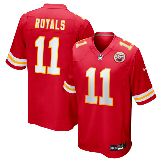 Men's Kansas City Chiefs Jalen Royals Nike  Red Team Game Jersey - Image 1