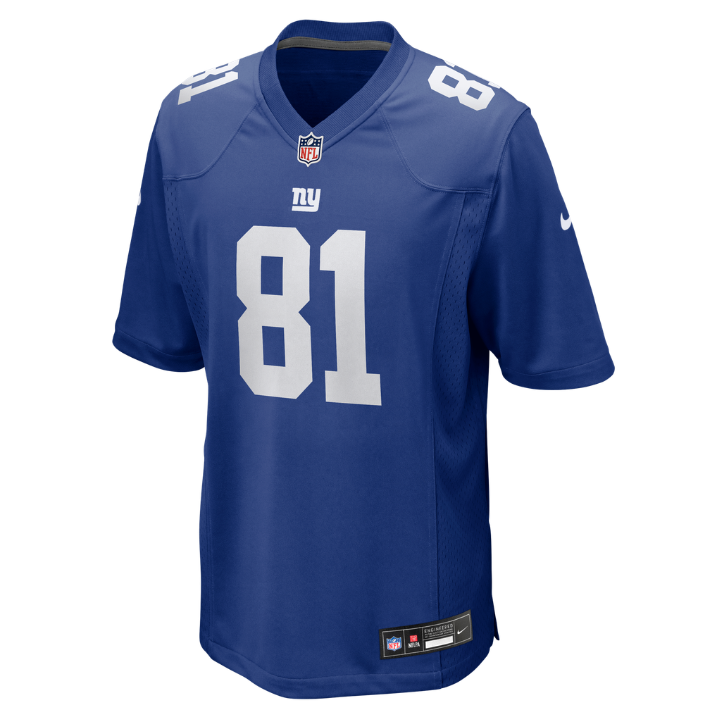 Men's New York Giants Jalin Hyatt Nike Royal Team Game Jersey - Image 5