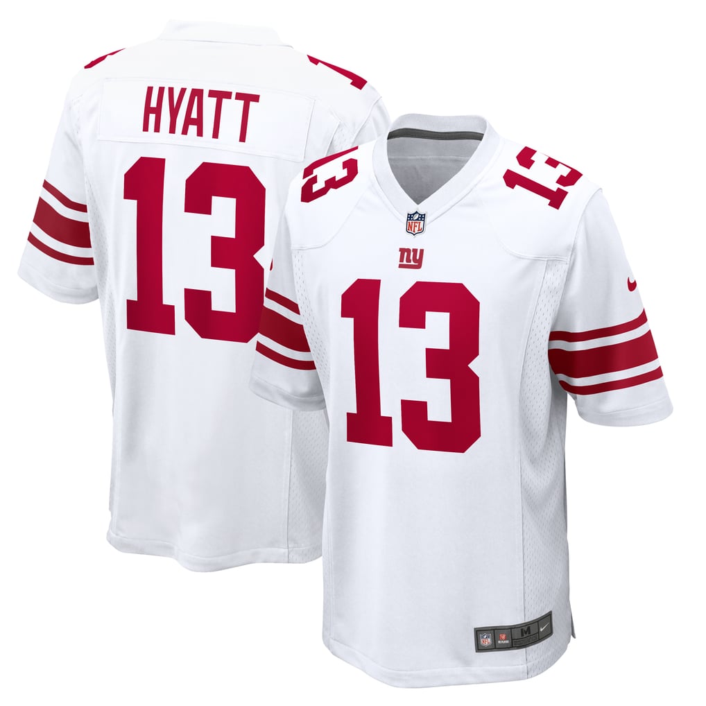 Men's New York Giants Jalin Hyatt Nike  White  Game Jersey - Image 1
