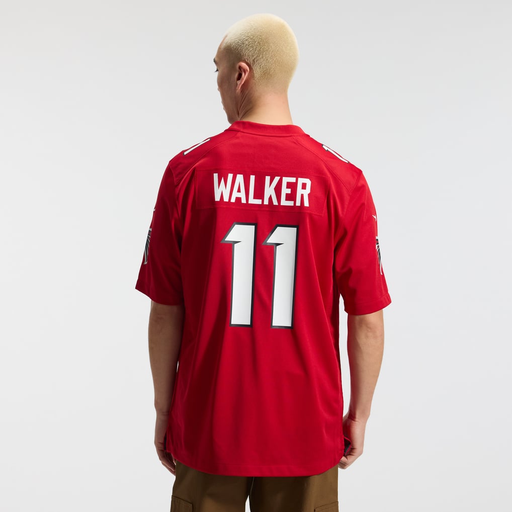 Men's Atlanta Falcons Jalon Walker Nike Red Game Jersey