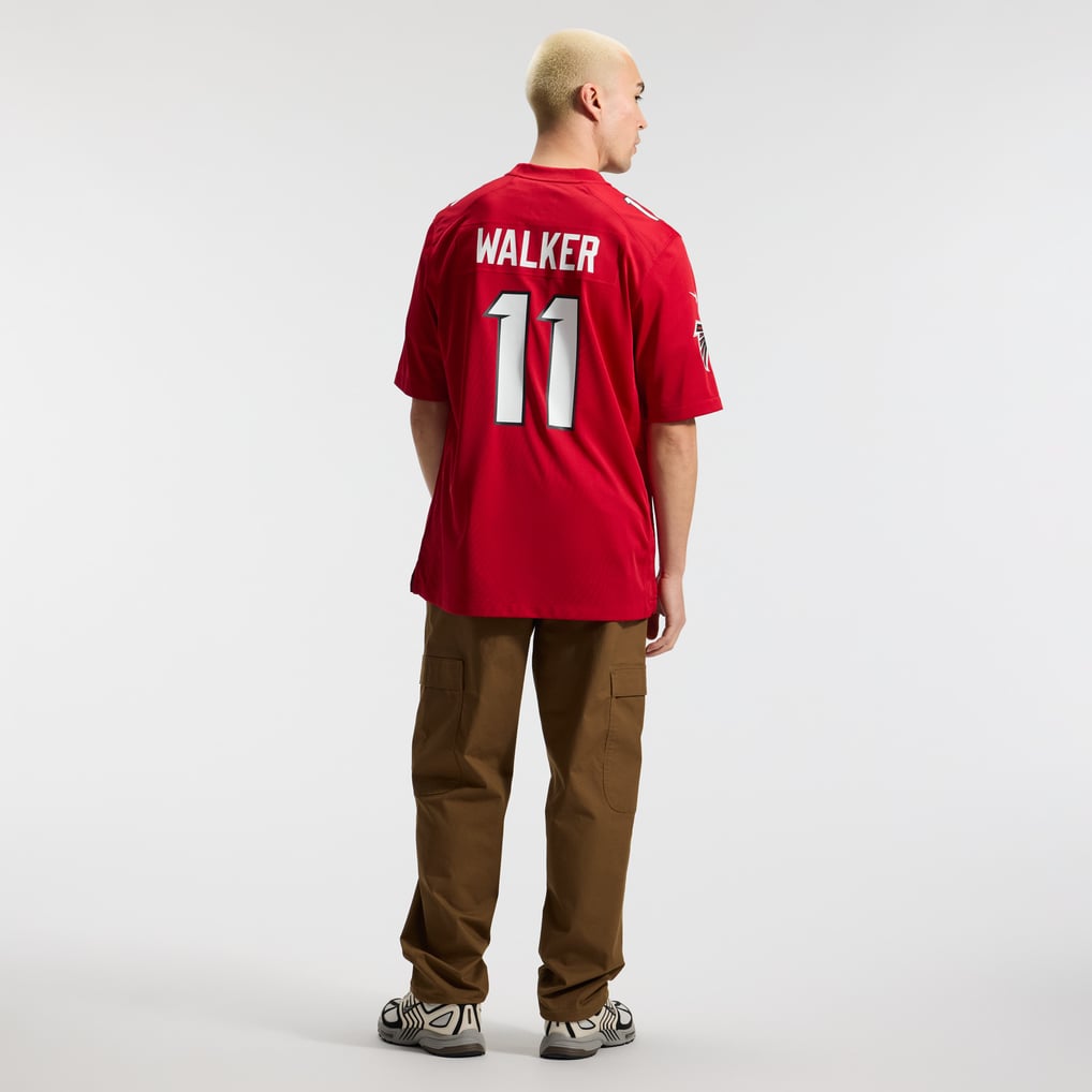 Men's Atlanta Falcons Jalon Walker Nike Red Game Jersey