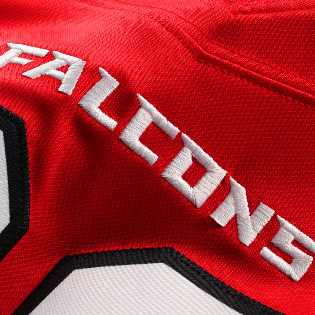 Men's Atlanta Falcons Jalon Walker Nike Red Team Vapor F.U.S.E. Stitched Limited Jersey