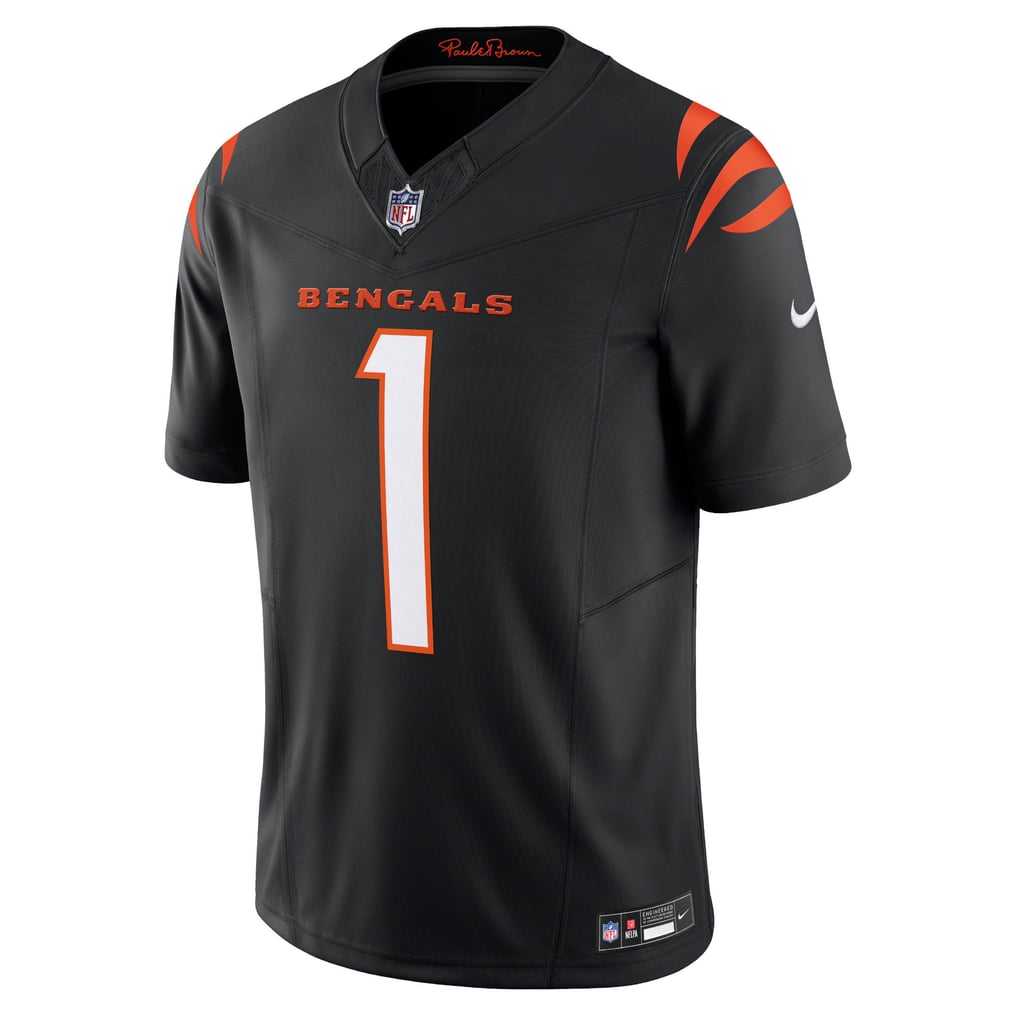 Men's Cincinnati Bengals Ja'Marr Chase Nike Black Vapor F.U.S.E. Limited Jersey - Image 3