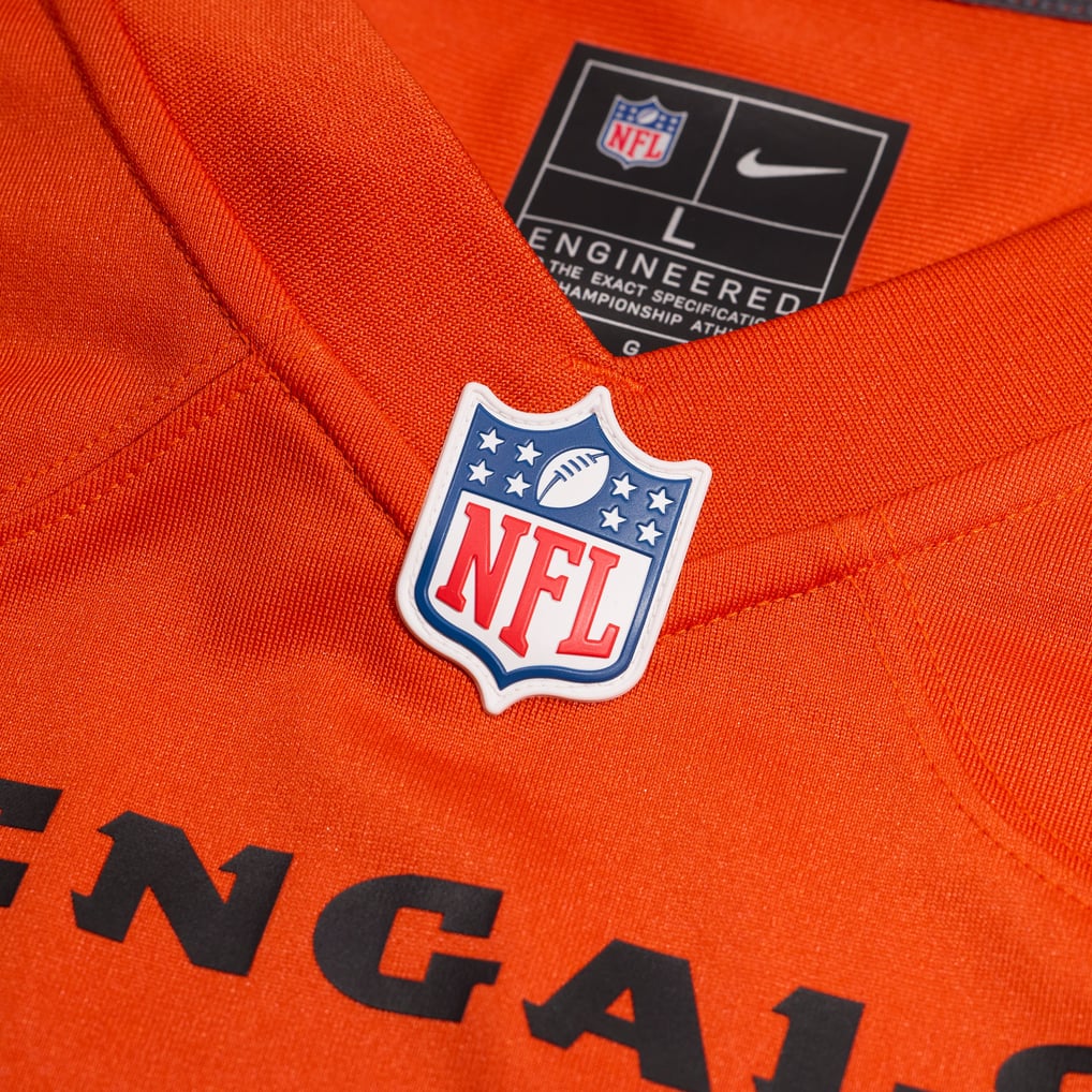 Men's Cincinnati Bengals Ja'Marr Chase Nike Orange Alternate Game Jersey - Image 5
