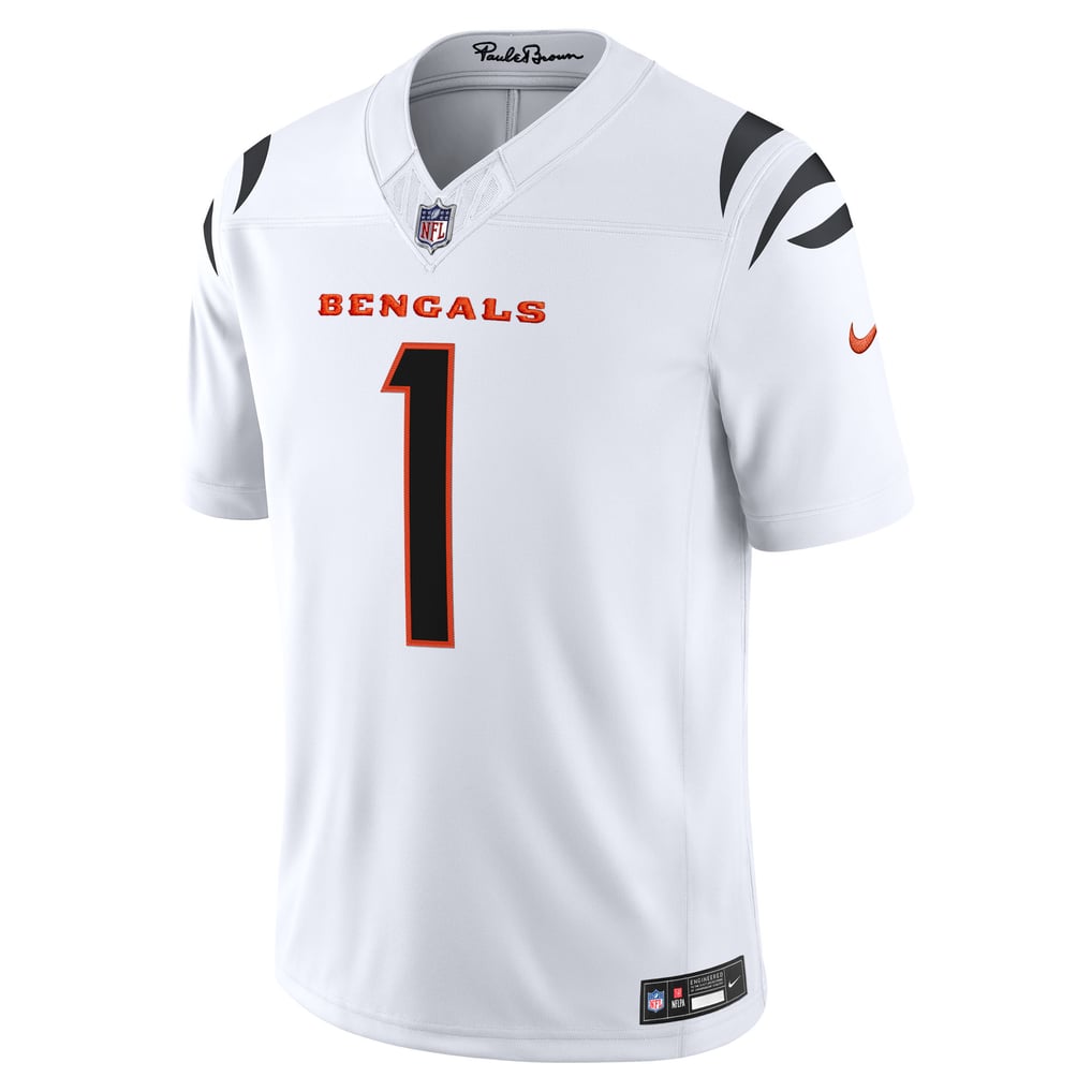 Men's Cincinnati Bengals Ja'Marr Chase Nike White Vapor F.U.S.E. Stitched Limited Jersey - Image 3
