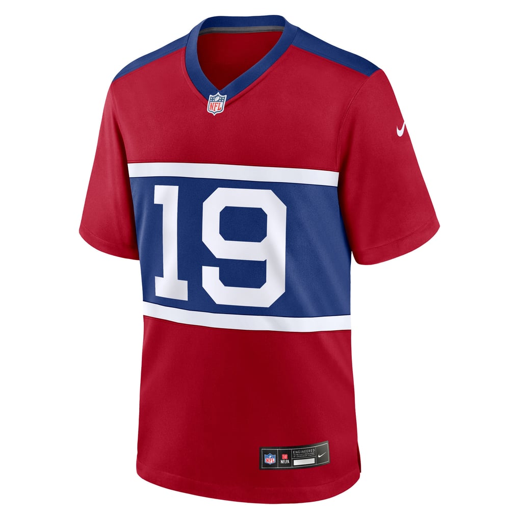Men's New York Giants Jameis Winston Nike Century Red Alternate Game Jersey - Image 3